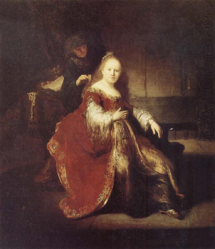 Esther Preparing to Intercede with Abasuerus, REMBRANDT Harmenszoon van Rijn